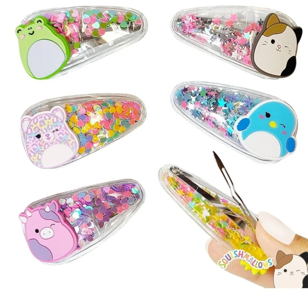 Squishmallows Confetti Hair Clips - Multicolor